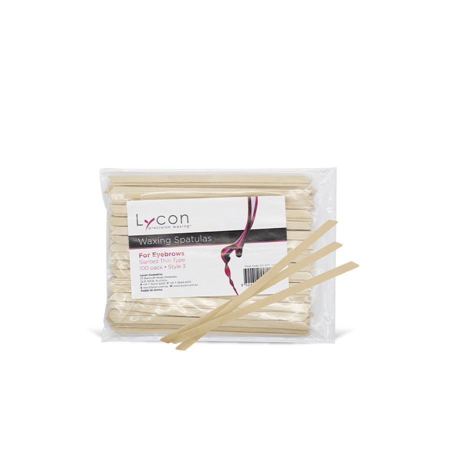 lycon slanted thin eyebrow spatulas 100pc