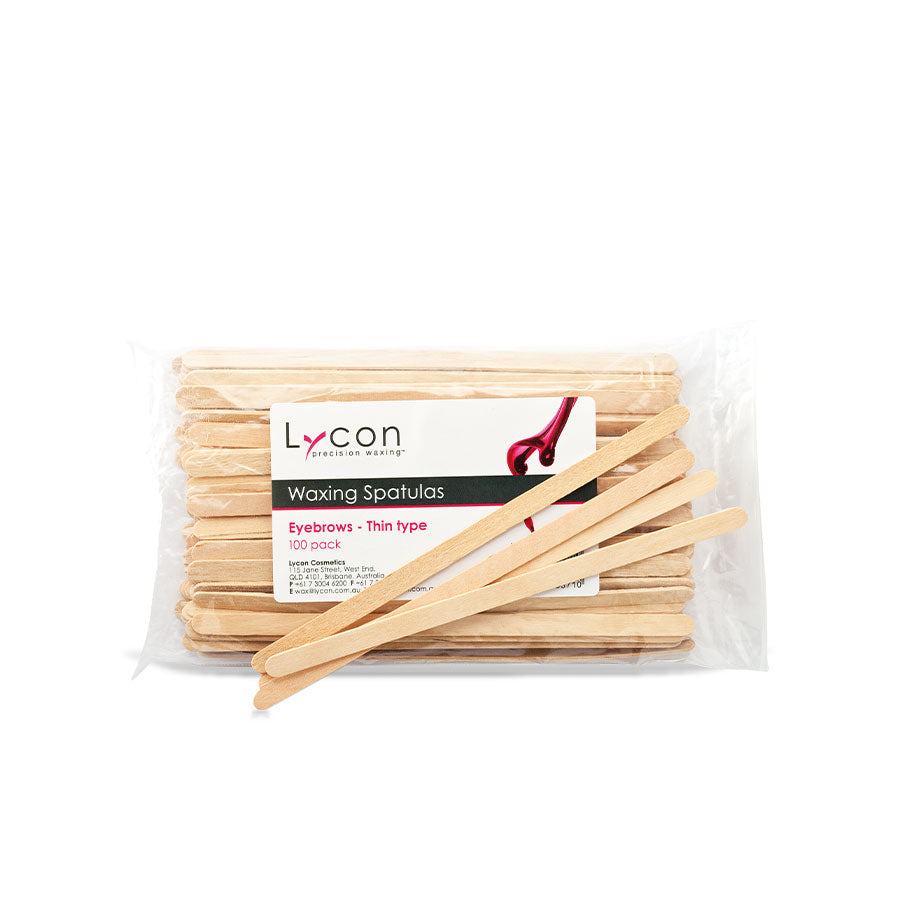 lycon thin eyebrow spatulas 100pc