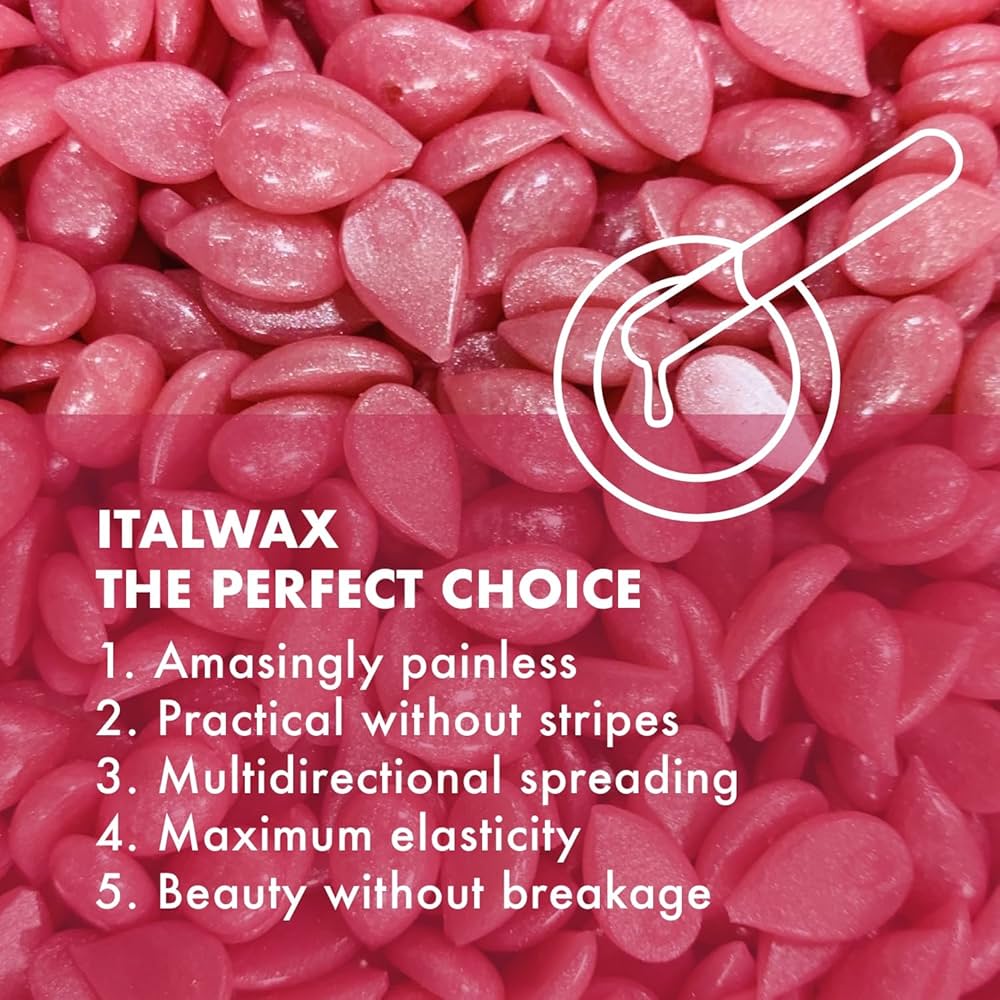 italwax | hard wax pink pearl top line (750g)