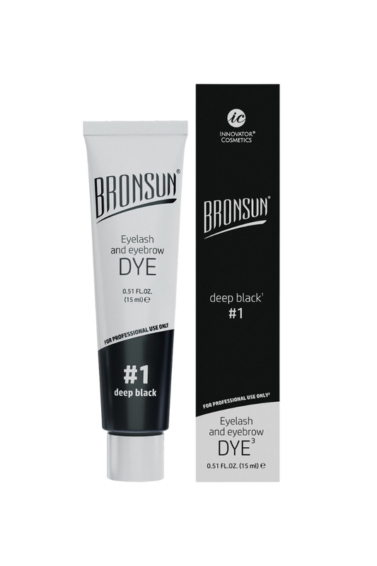 bronsun brow & lash dye | #1 deep black