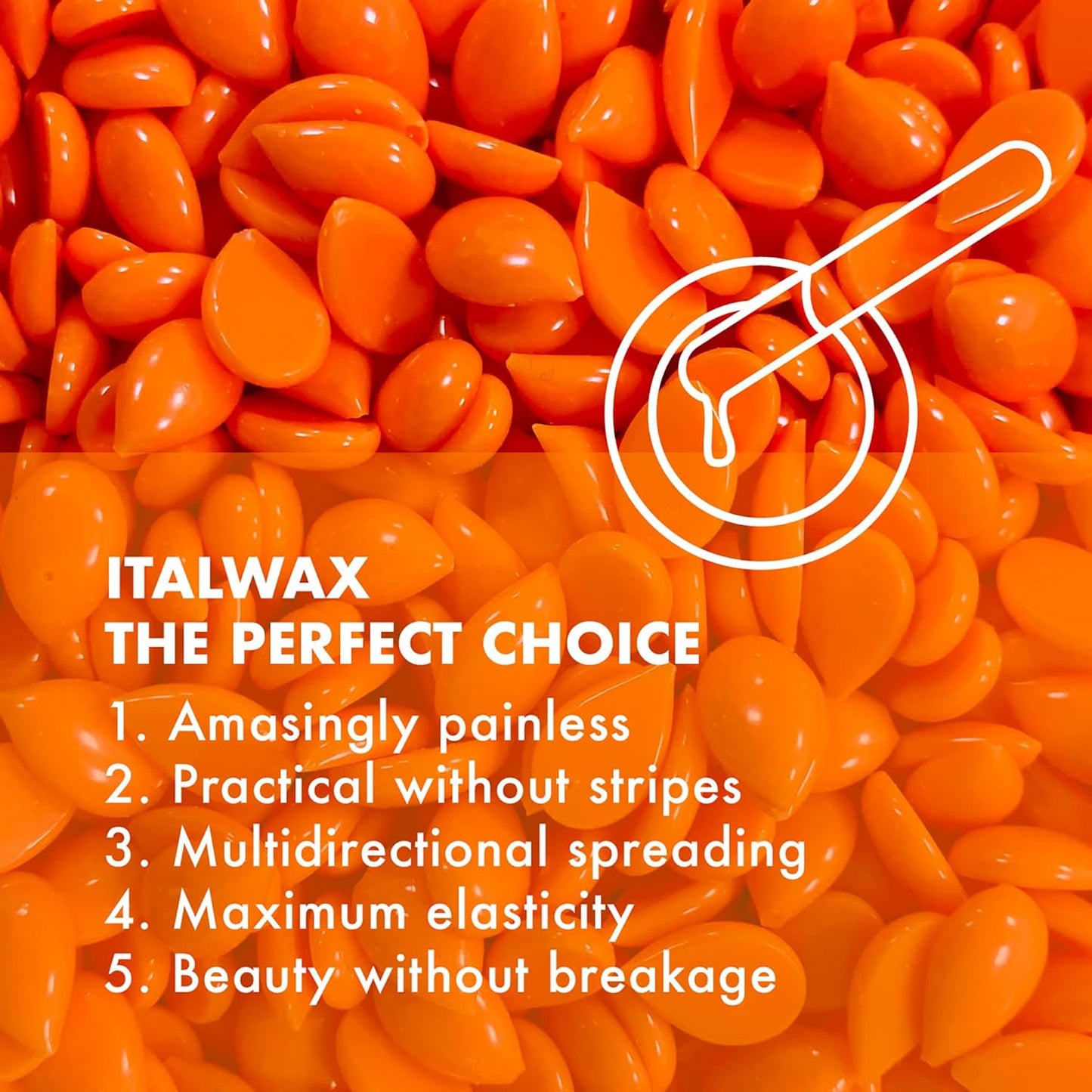 italwax | hard wax coral top line (750g)