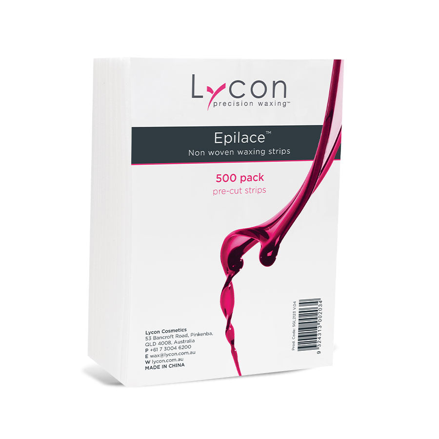 lycon epilace pre-cut waxing strips 500pack