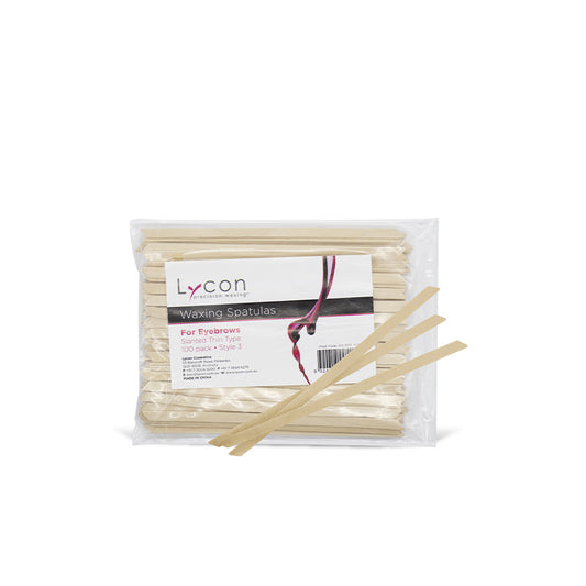 lycon slanted thin eyebrow spatulas 100pc