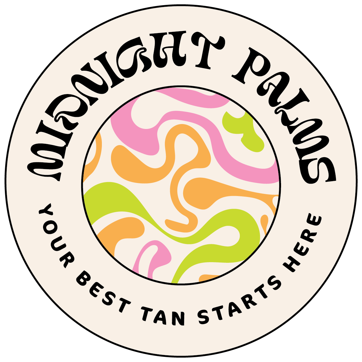 midnight palms professional spray tan solution 1lt | bronze base | medium 10% express