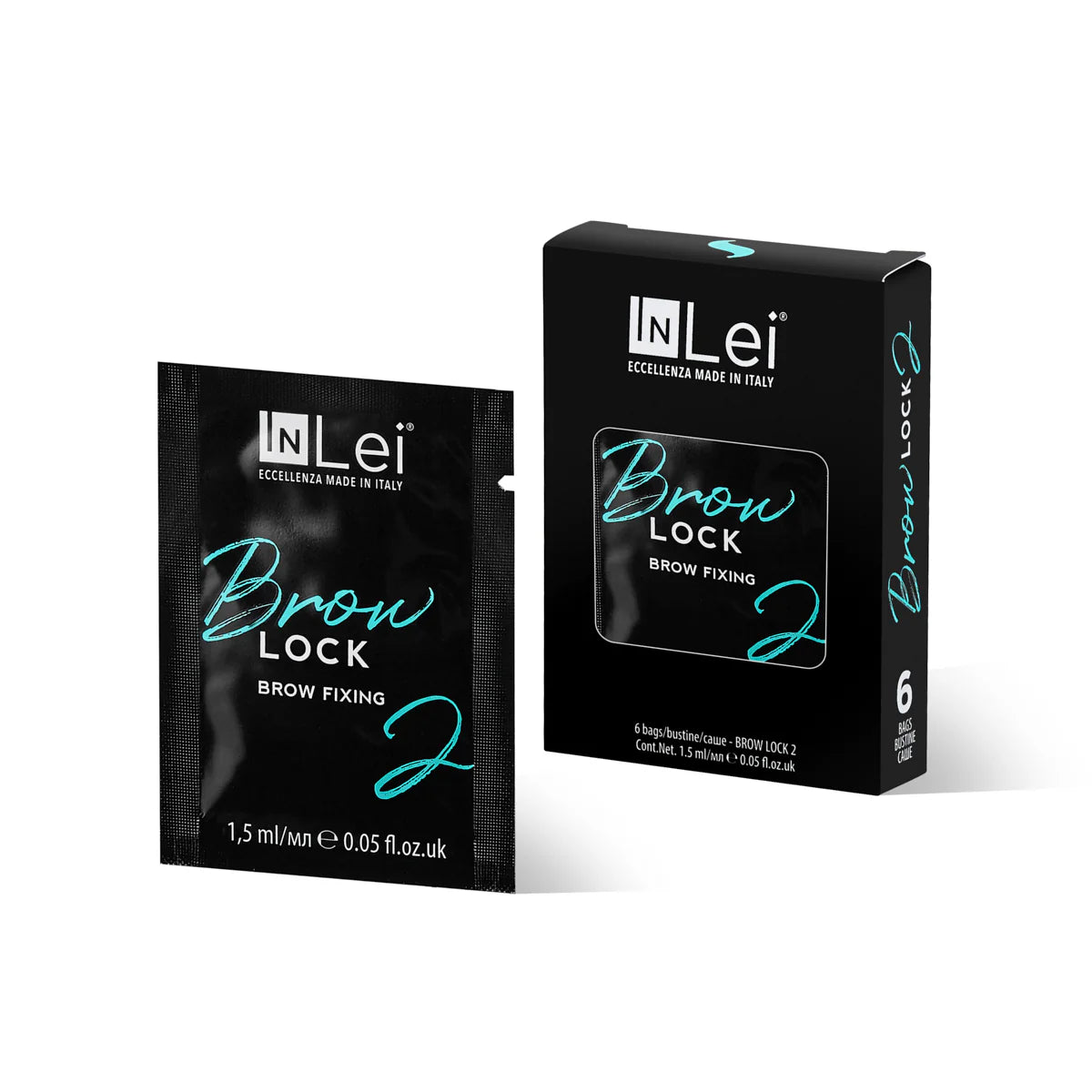 inlei® brow lock 2 sachets (brow lamination system - step 2)