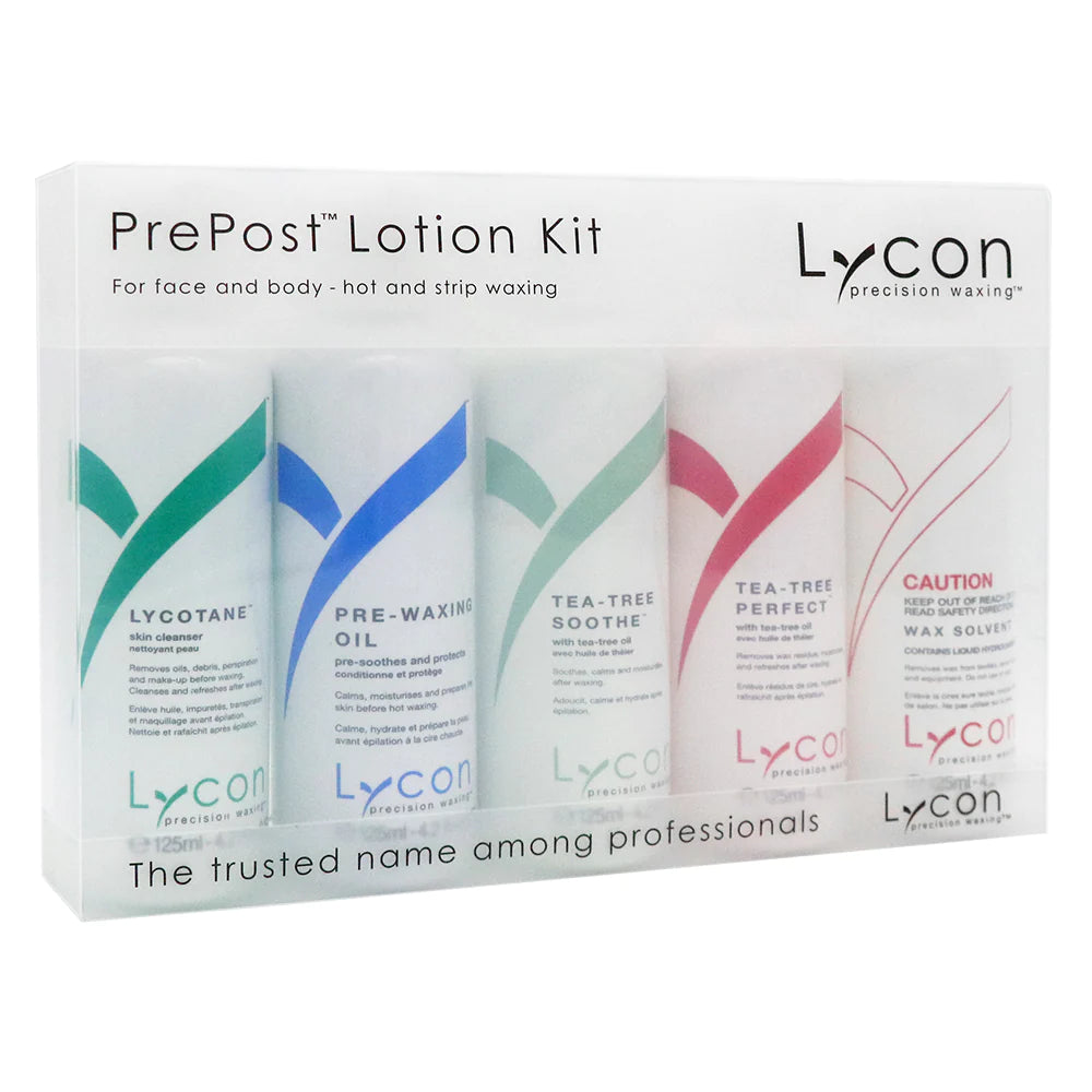 lycon pre & post waxing lotion kit