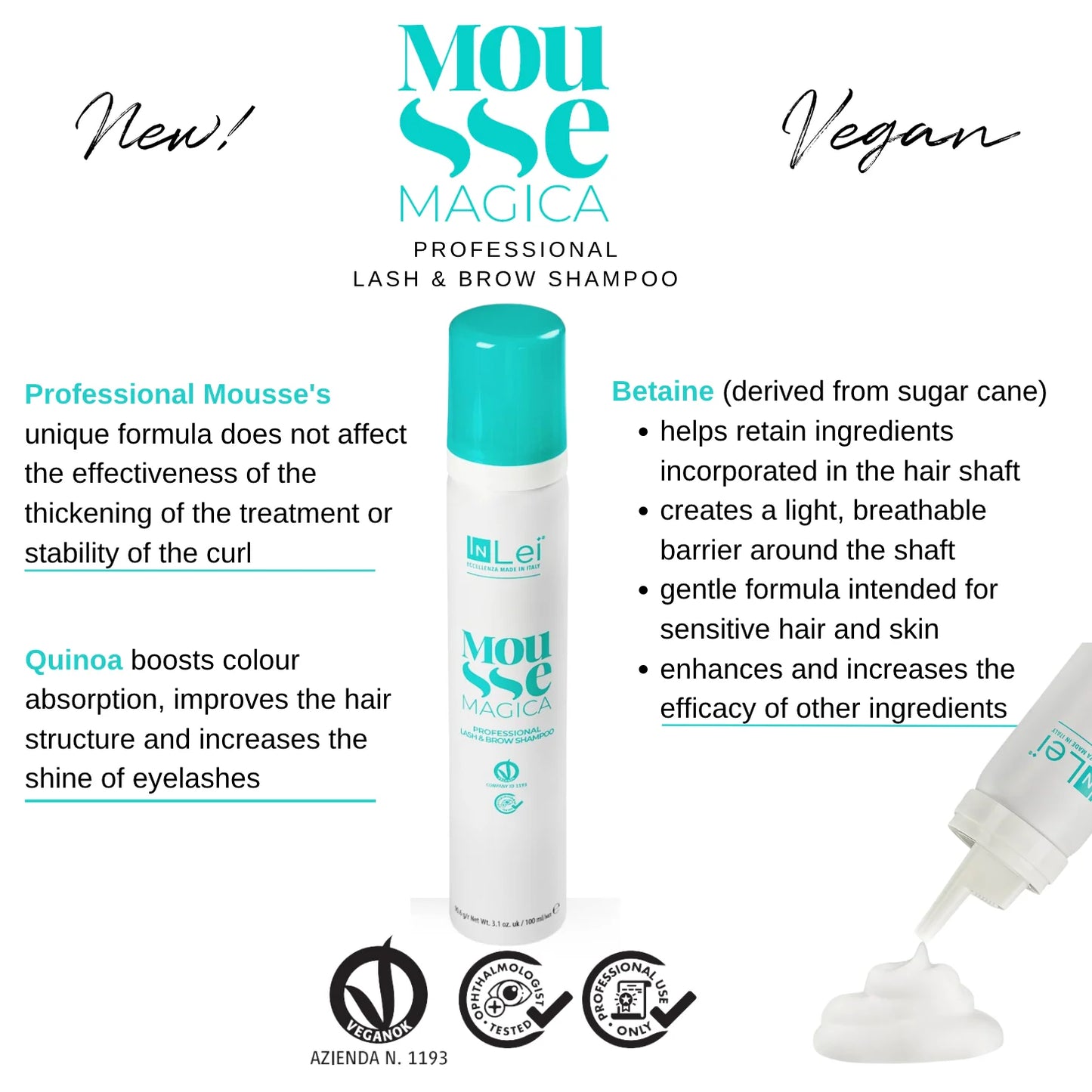 inlei® mousse magica 100ml (australia only)